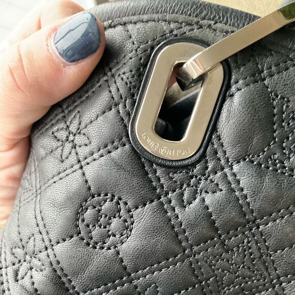 Louis Vuitton LV Hand Bag LiliaGM Black Monogram Antia - Picture 15 of 16